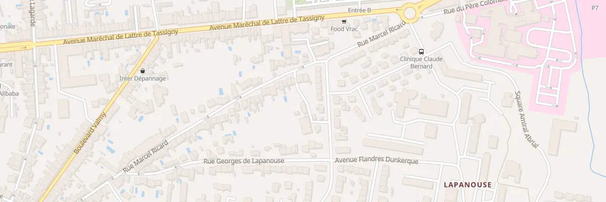 Plan du 18 Rue Robert Schuman à Albi
