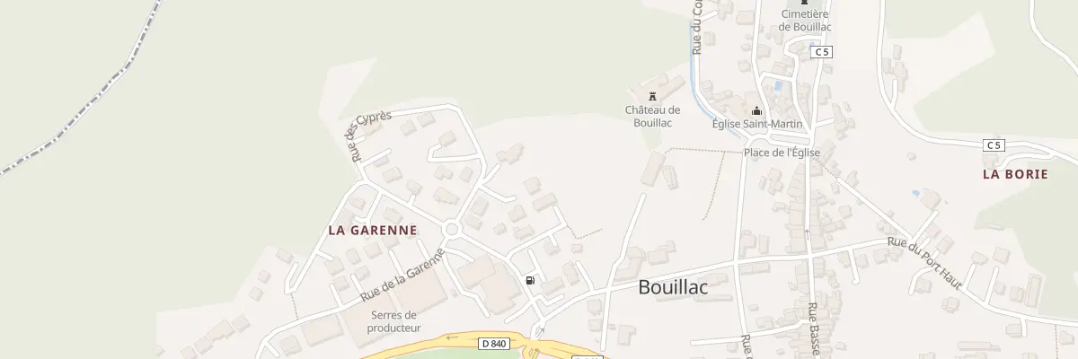 Plan du 8 Rue des Cypres à Bouillac