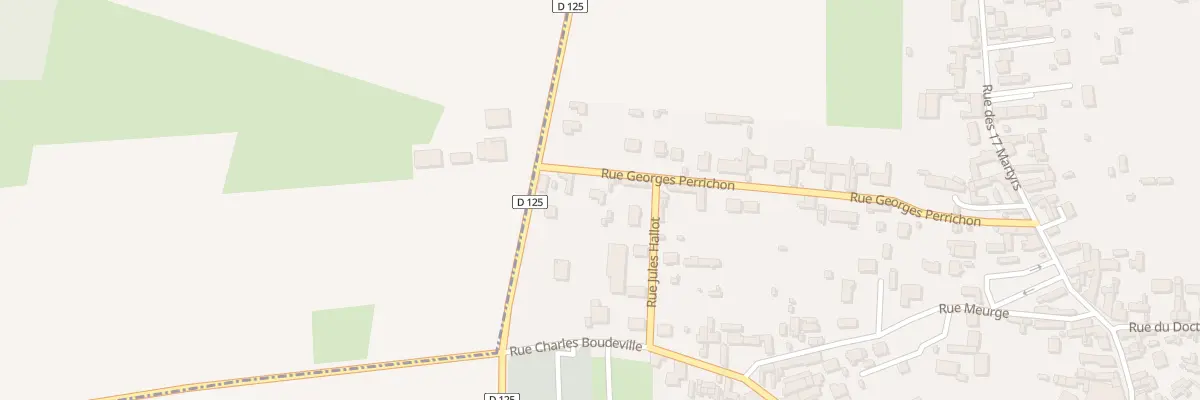Plan du 17 Rue Georges Perrichon à Andeville