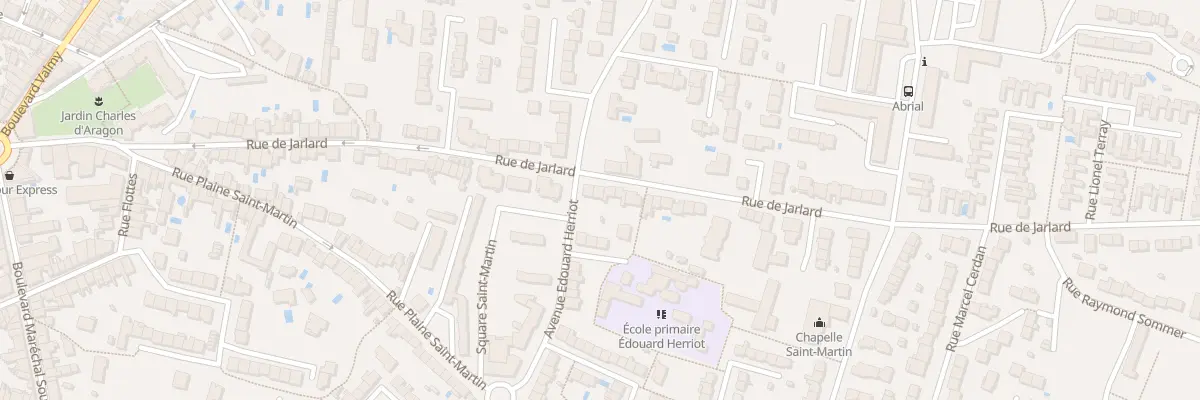 Plan du 68 Rue de Jarlard à Albi