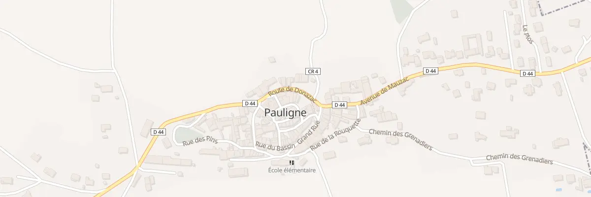 Plan du 13 Le Village à Pauligne