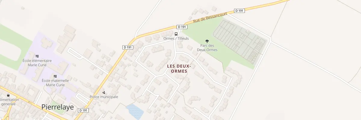 Plan du 33 Rue des Deux Ormes à Pierrelaye