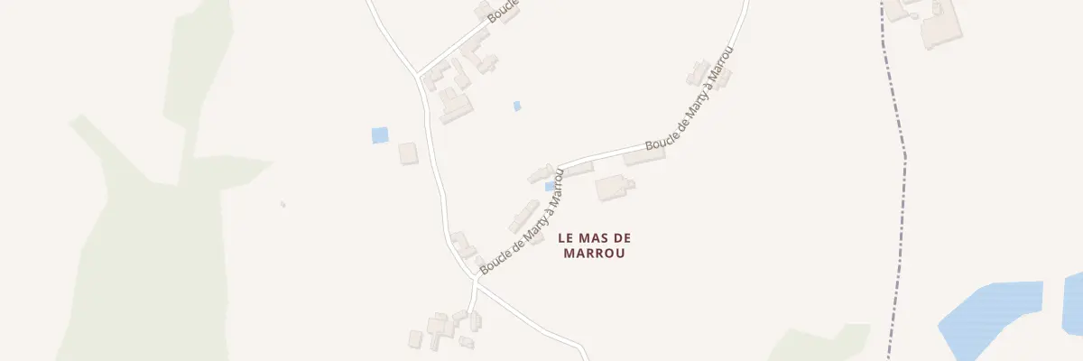 Plan du 5054 Le Mas de Marrou à Galgan
