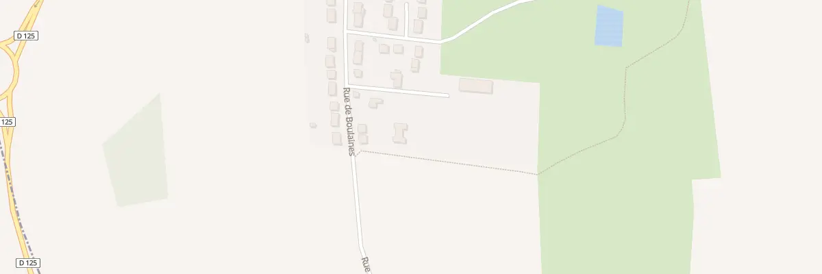 Plan du 43 Rue de Boulaines à Andeville