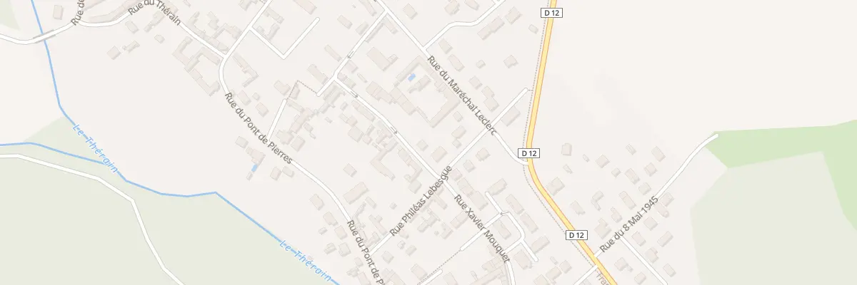 Plan du 2 Rue Léonard Massé à Therdonne