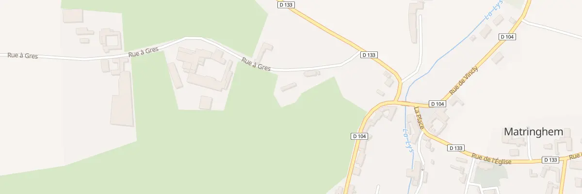 Plan du 1 Rue a Gres à Matringhem