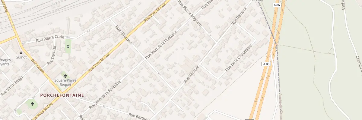 Plan du 36 Rue Rémont à Versailles