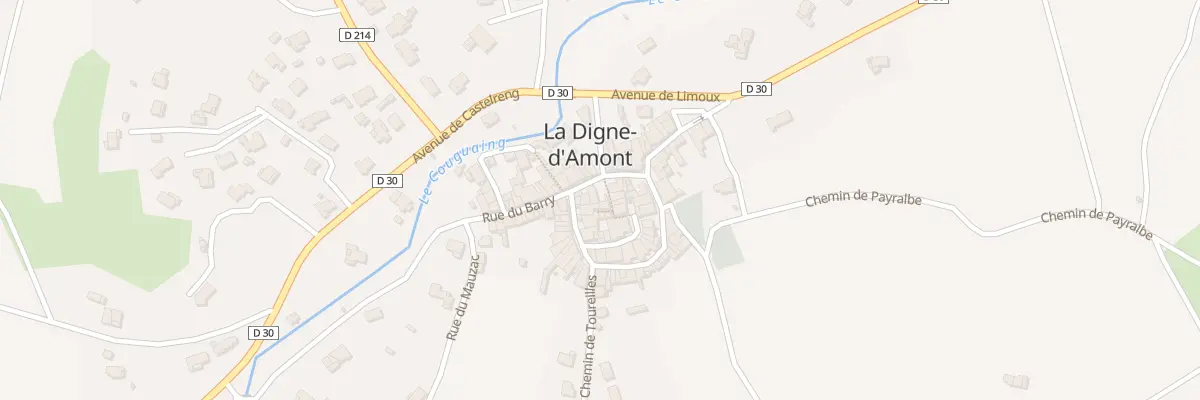 Plan du 6 Le Village à La Digne-d’Amont