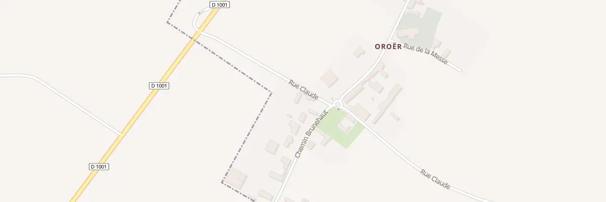 Plan du 2 Che Brunehaut (oroer) à Oroër