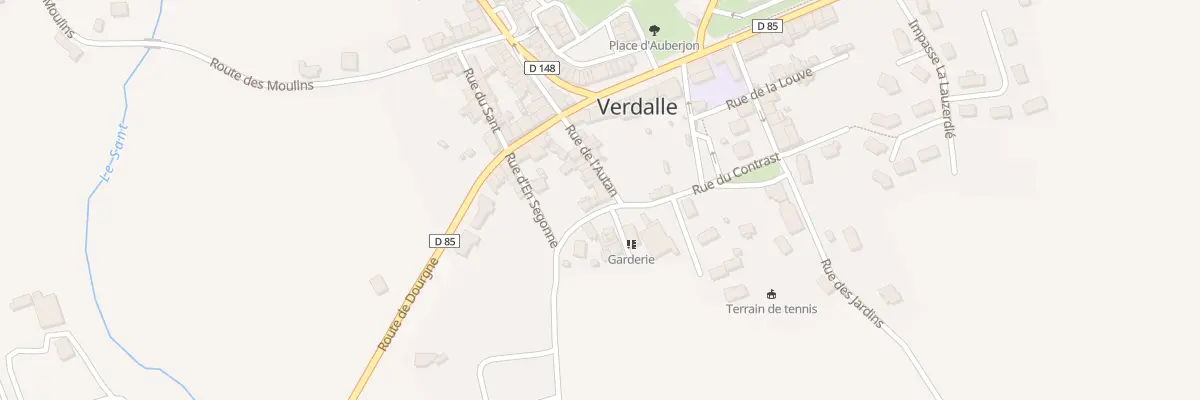 Plan du 1 Rue de l’Autan à Verdalle