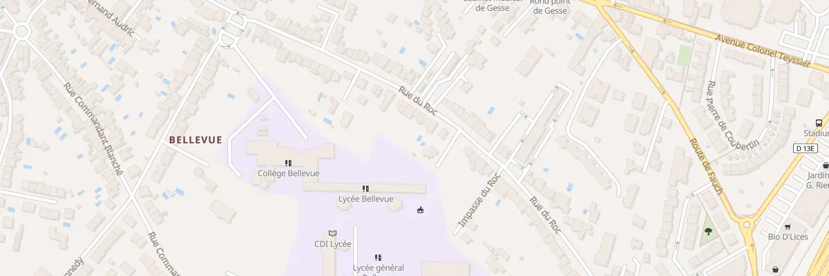 Plan du 146 Rue du Roc à Albi