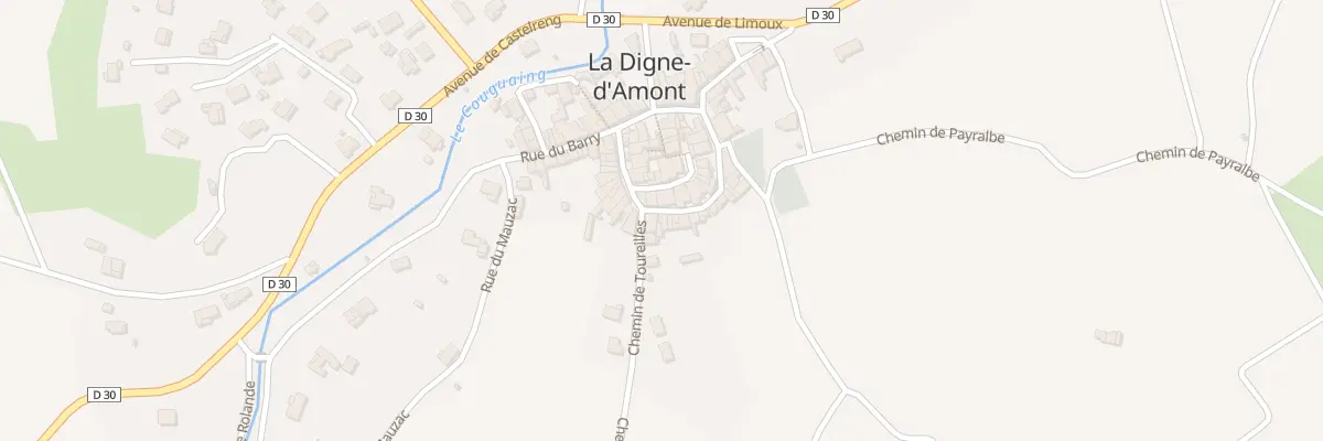 Plan du 35 Le Village à La Digne-d’Amont