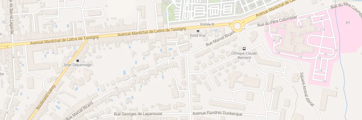 Plan du 2 Rue Robert Schuman à Albi