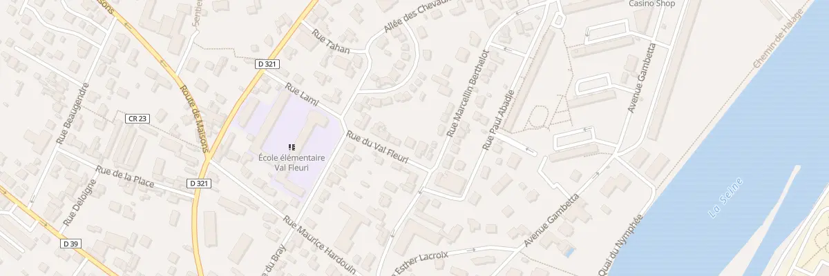 Plan du 10 Rue du Val Fleuri à Chatou