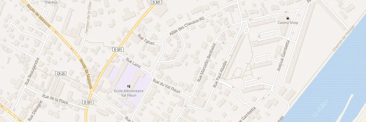 Plan du 10 Rue du Clos du Verger à Chatou
