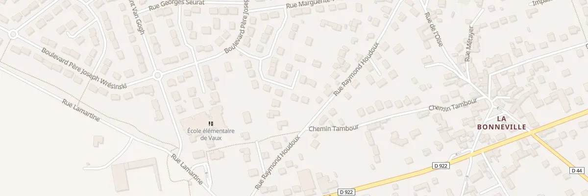 Plan du 12 Rue Claude Chappe à Méry-sur-Oise