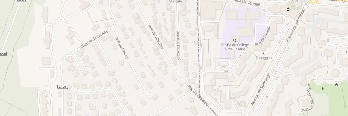 Plan du 34 Rue des Clozeaux à Bures-sur-Yvette