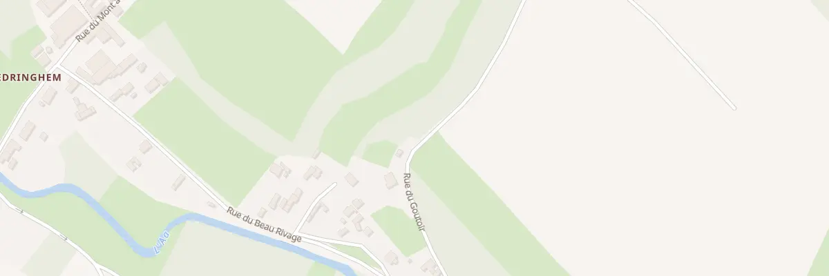 Plan de la Rue du Goutoir à Wavrans-sur-l’Aa
