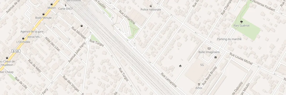 Plan du 24 Rue Kléber à Sartrouville