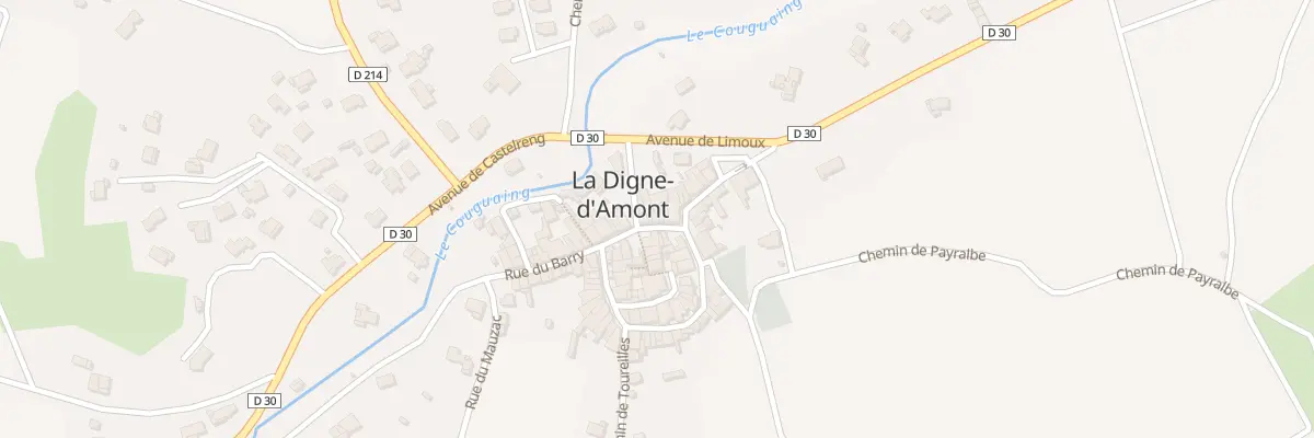 Plan du 18 Le Village à La Digne-d’Amont