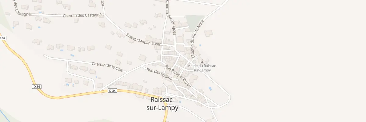 Plan du 4 Pl de la Liberté à Raissac-sur-Lampy