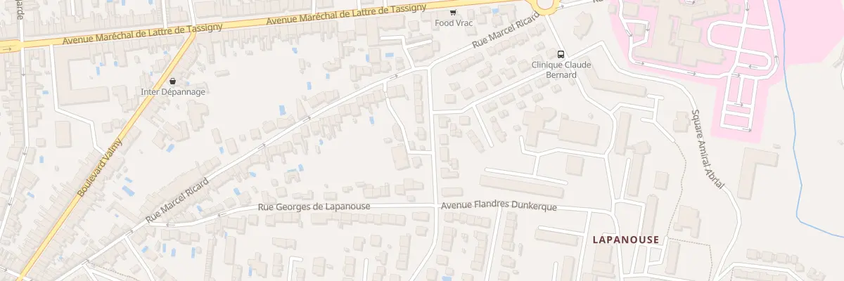 Plan du 16 Rue Robert Schuman à Albi