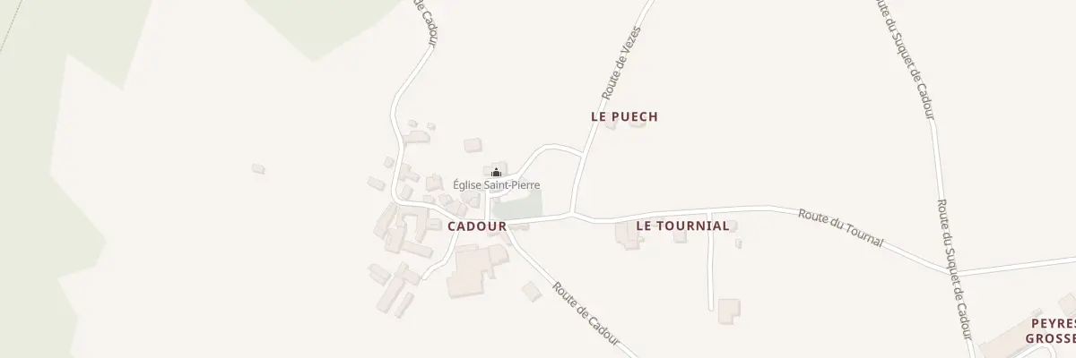 Plan du 5245 Cadour au Bas Ségala