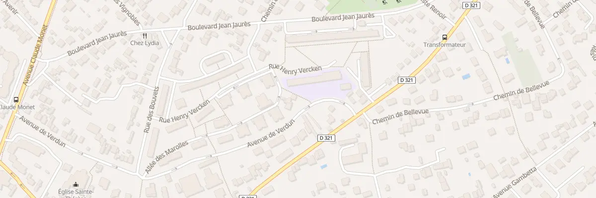 Plan du 47B Av de Verdun à Chatou