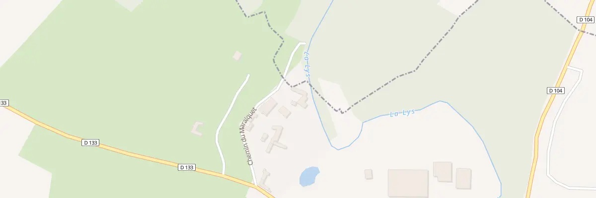 Plan du 14 Le Maraiquet à Matringhem
