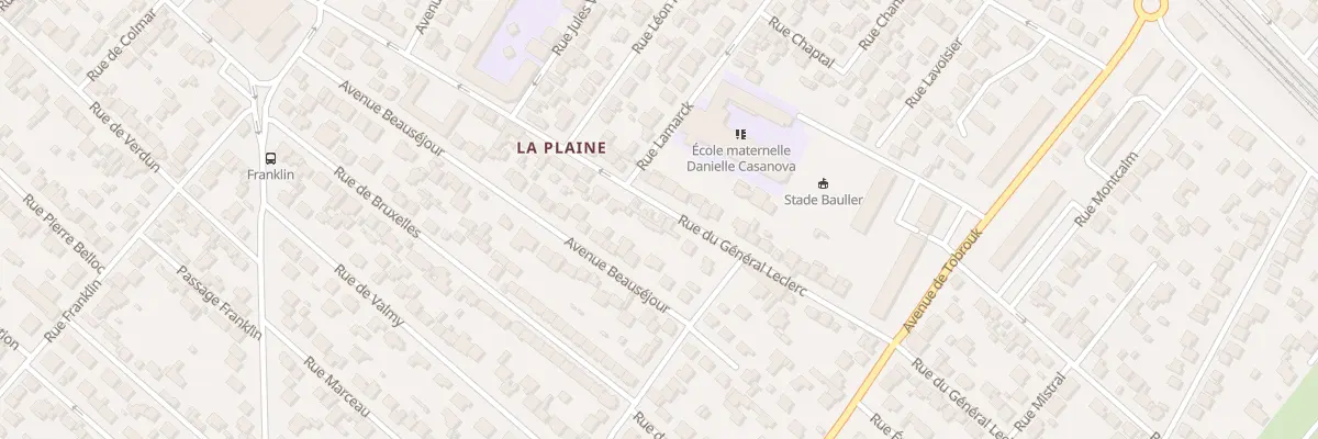 Plan du 54 Rue General Leclerc à Sartrouville