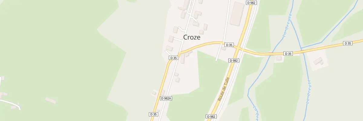 Plan du 5025 Topeyrette à Croze