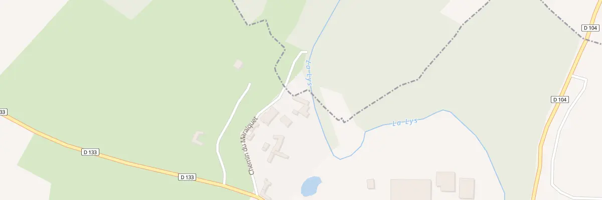 Plan du 14B Le Maraiquet à Matringhem