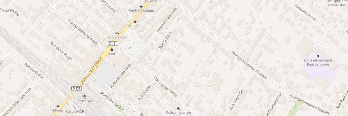 Plan du 8 Rue des Chalets à Sartrouville