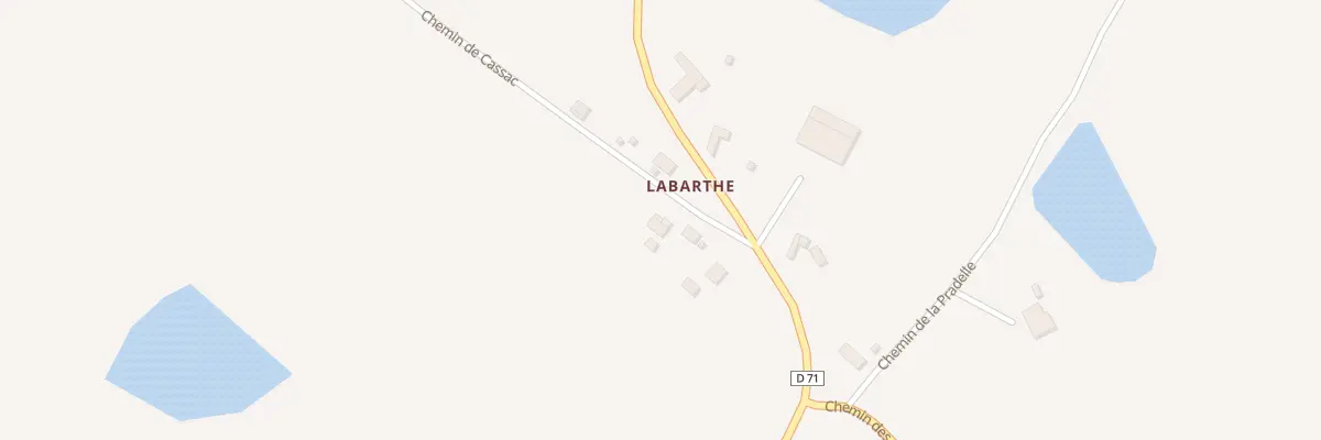 Plan du 5208 Labarthe à Lamillarié