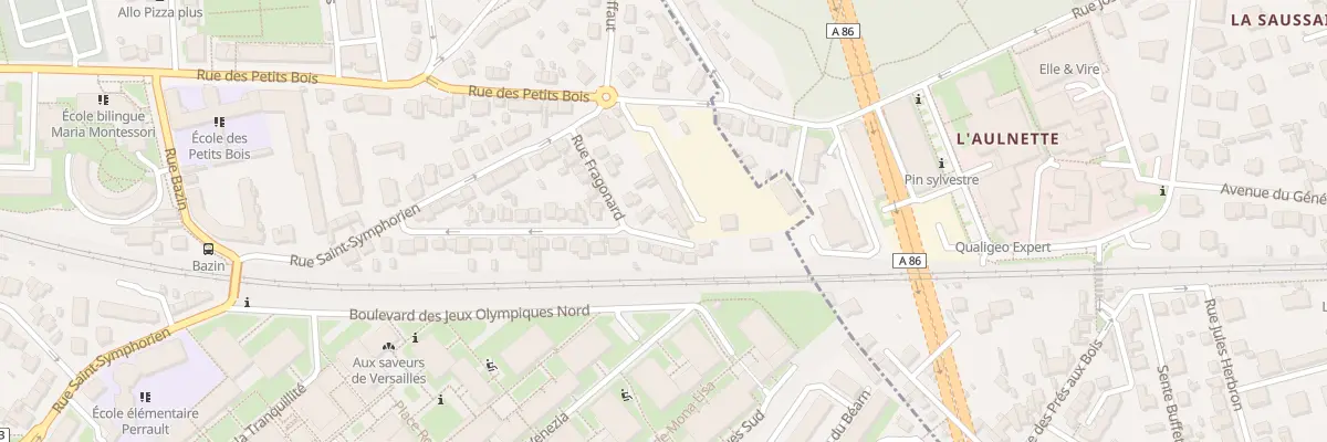 Plan du 23 Rue François Boucher à Versailles