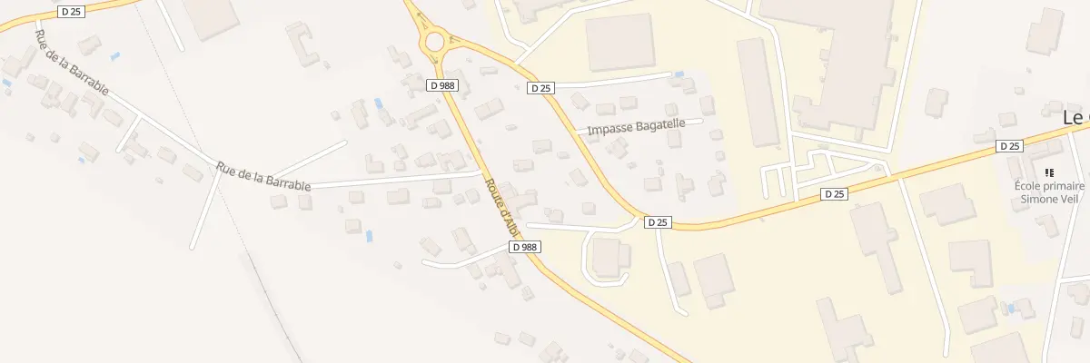 Plan du 4 Rte de Valdériès au Garric