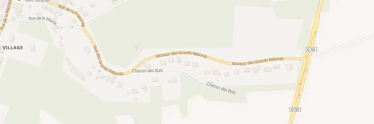 Plan du 24 Vc Montoir des Grands Rebords à Boissy-la-Rivière