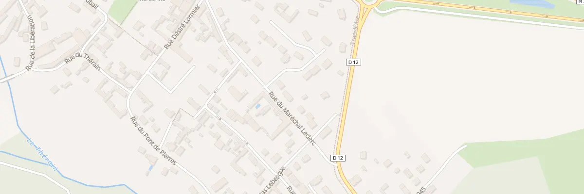 Plan du 16 Rue du Maréchal Leclerc à Therdonne