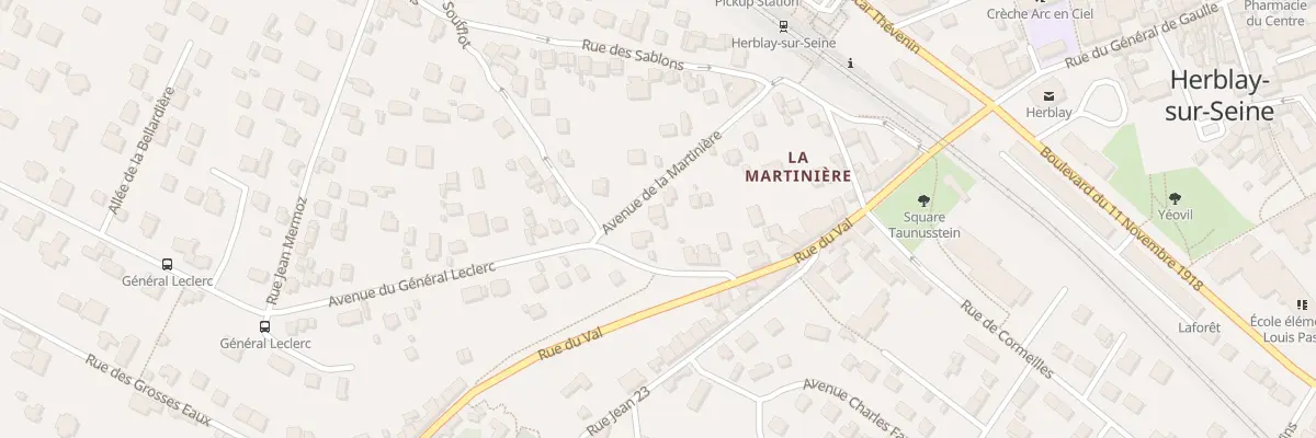 Plan du 19 Av de la Martinière à Herblay-sur-Seine