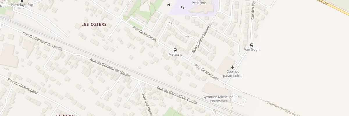 Plan du 70 Rue de Malassis à Pierrelaye