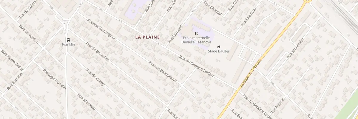 Plan du 56 Rue General Leclerc à Sartrouville
