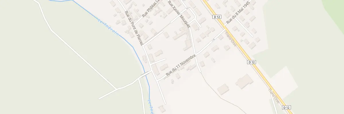 Plan du 7K Rue du 11 Novembre à Therdonne