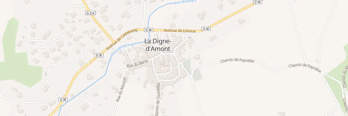 Plan du 78 Le Village à La Digne-d’Amont