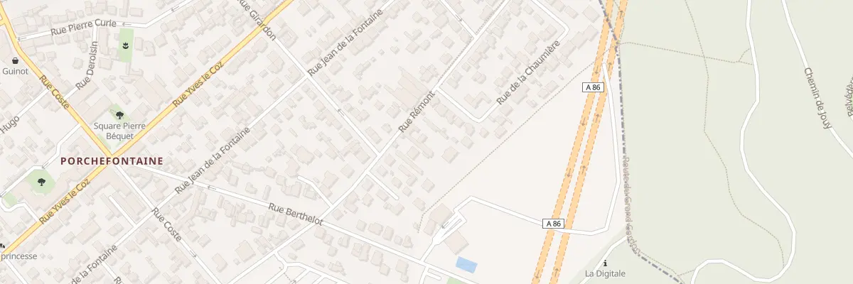 Plan du 33T Rue Rémont à Versailles