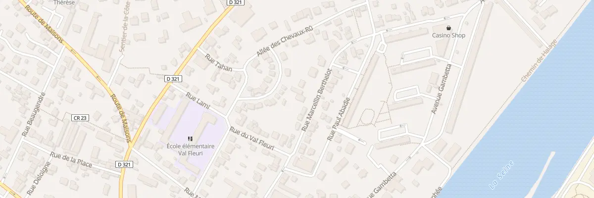 Plan du 27B Rue Marcelin Berthelot à Chatou