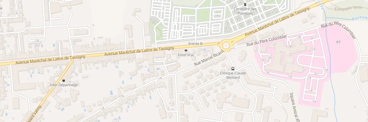 Plan du 142B Av Mal de Lattre de Tassigny à Albi