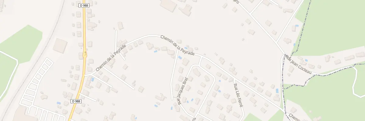 Plan du 2 Rue Jacques Brel à Blaye-les-Mines