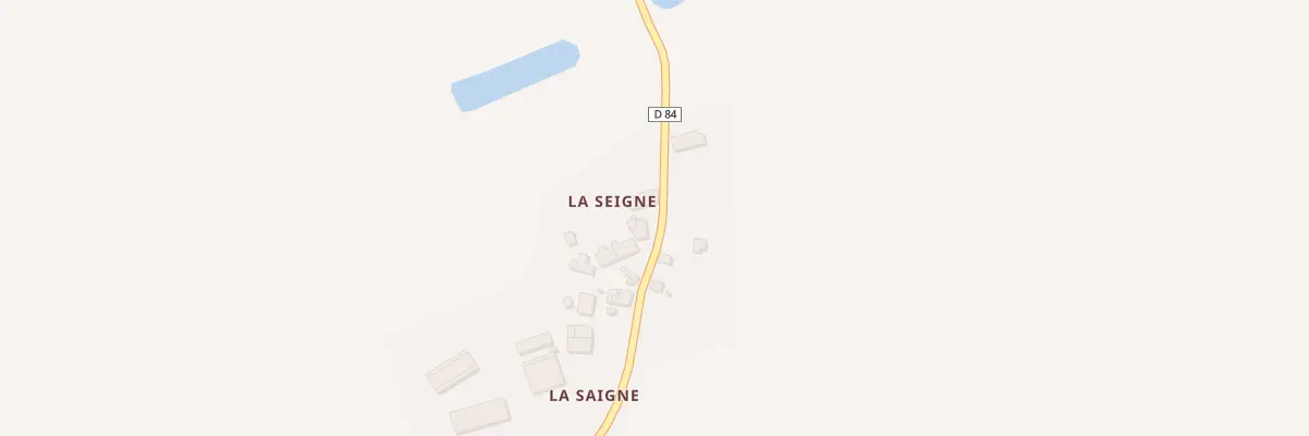 Plan du 2 La Seigne à Pérassay