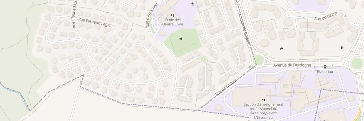 Plan du 1 Vc Placette de la Marjolaine à Bures-sur-Yvette