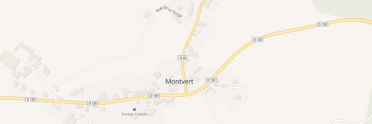 Plan du 5011 Le Bourg à Montvert
